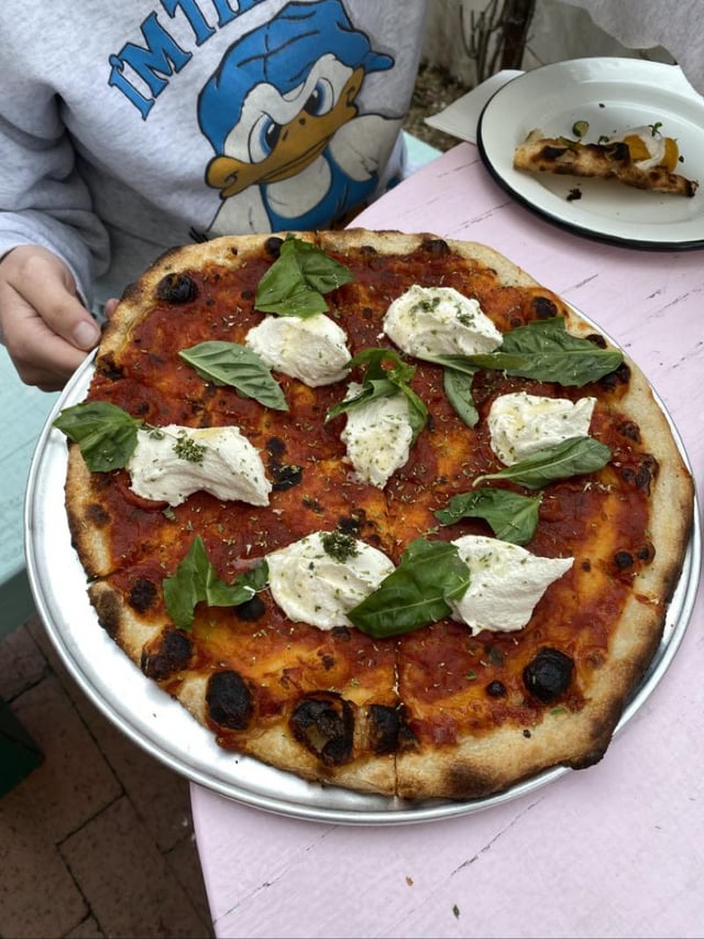 Sublime cashew cheese on these pizzas from Endless Color in Topanga