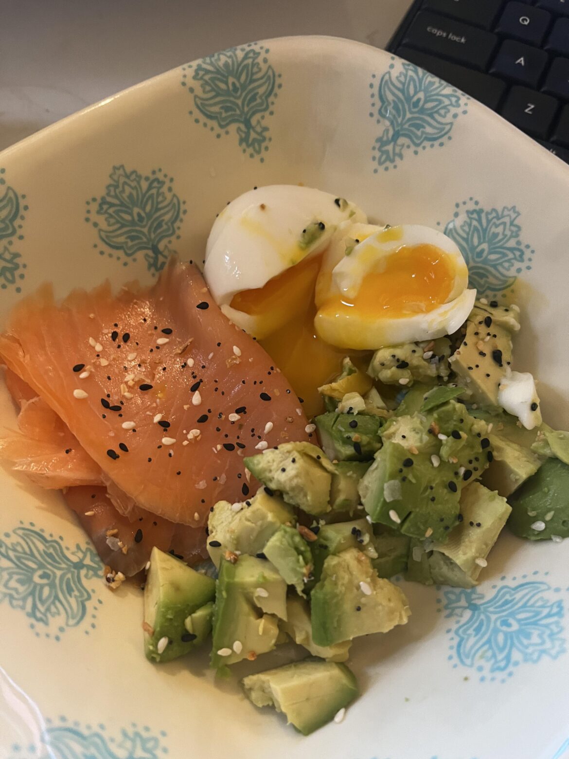 6 Min Egg + Smoked Salmon + Avo + EBTB