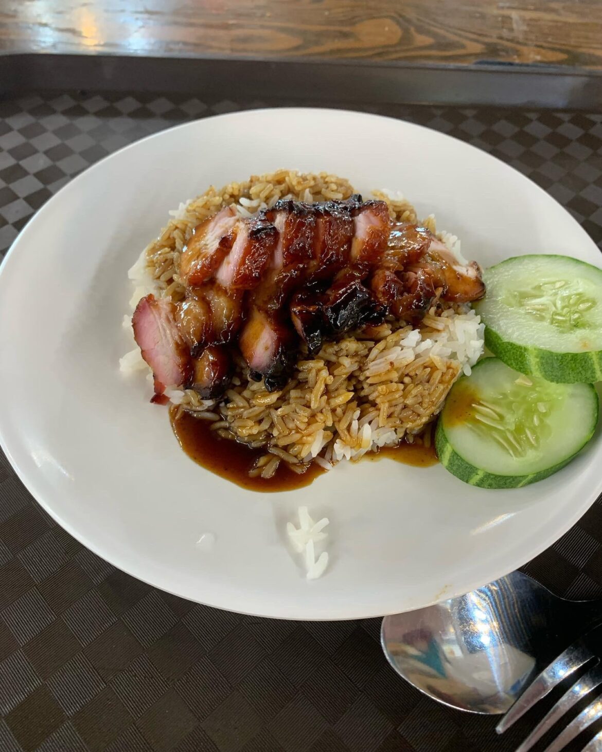 BBQ Pork rice in Kallang, Singapore