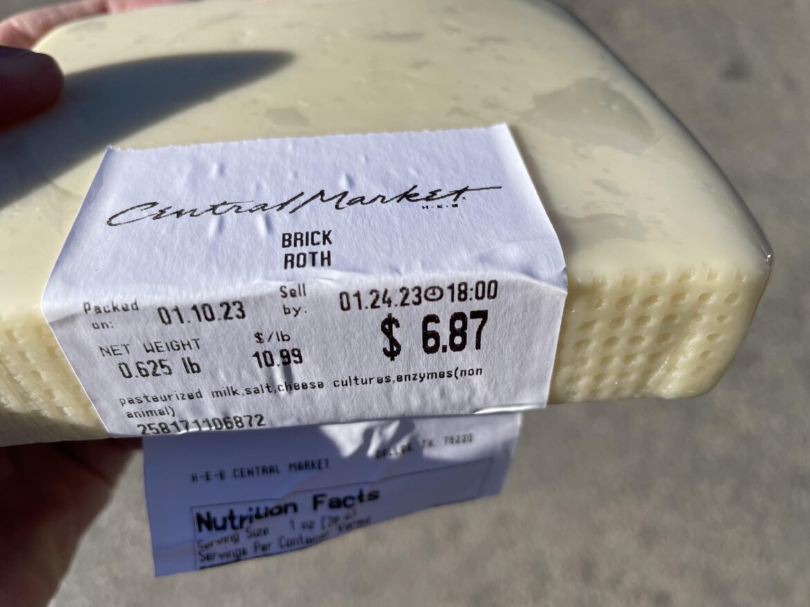 For you Detroit Style pizza makers - Central Market wells Wisconsin brick cheese!