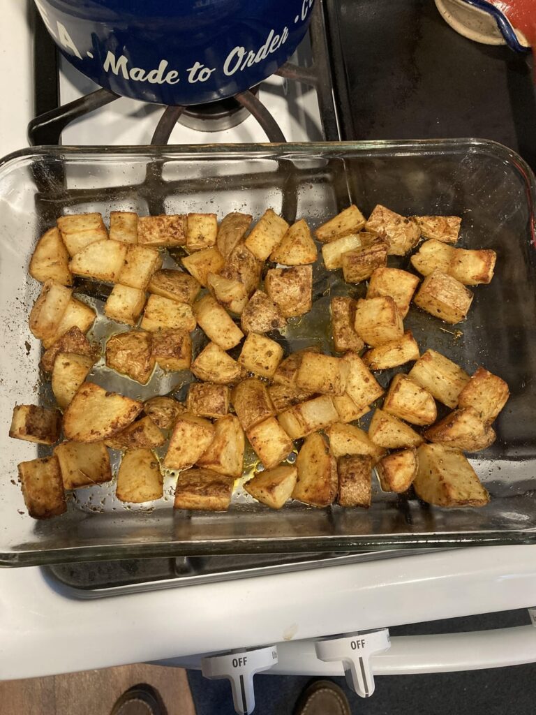Roasted Potatoes - Could be a side or a main - relatively unpopular in "trendy" meal prep today