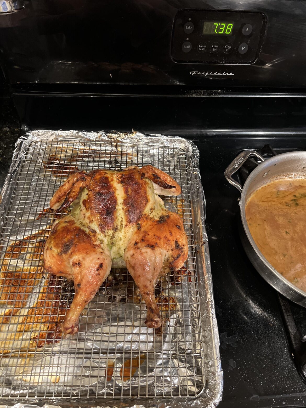 Spatchcocked Roast Chicken + Puerto Rican Sofrito