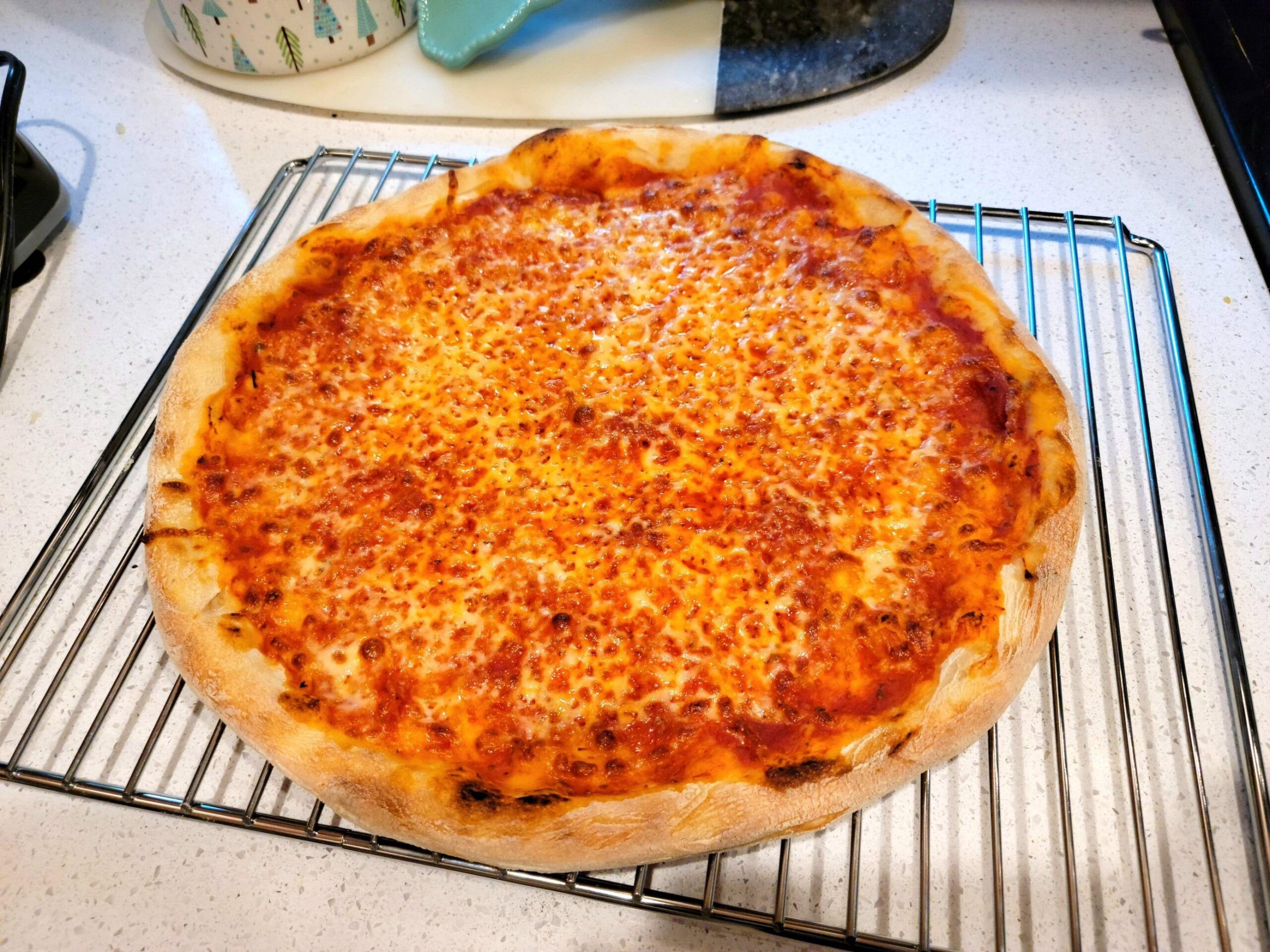 First attempt at New York style pizza! - Dining and Cooking