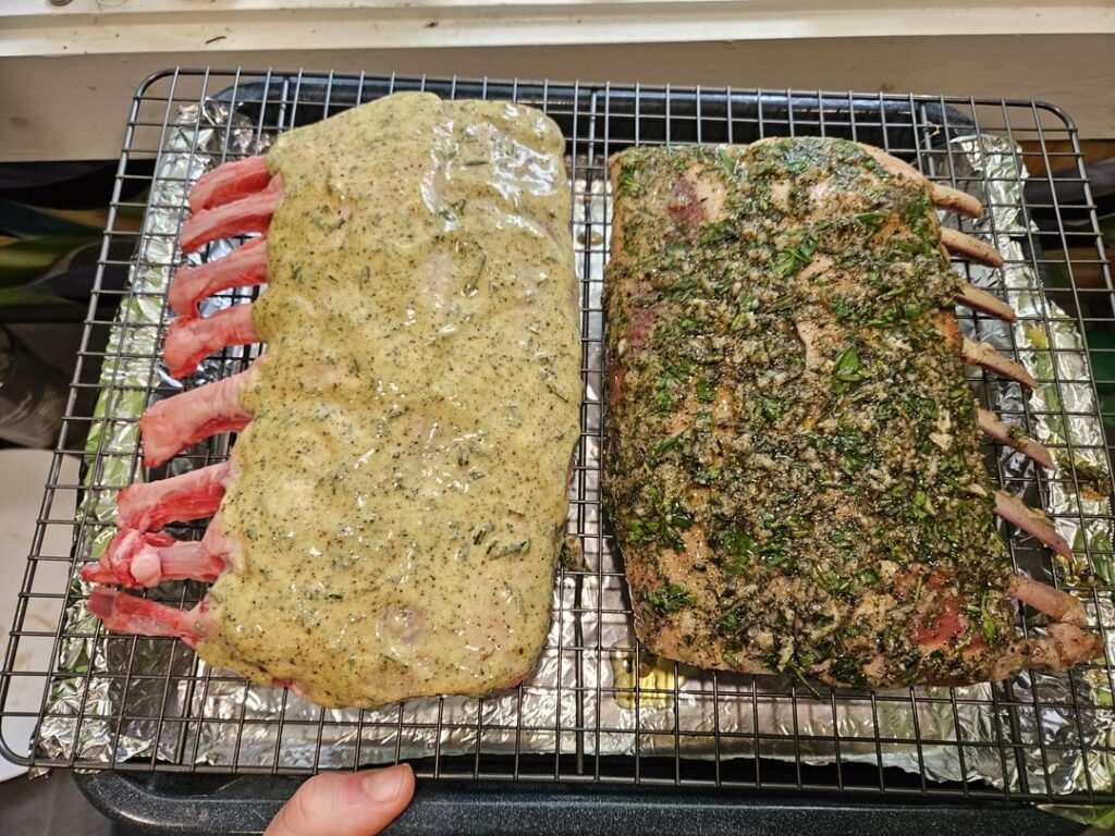 Easter steak (lamb chops aka lamb ribeye)