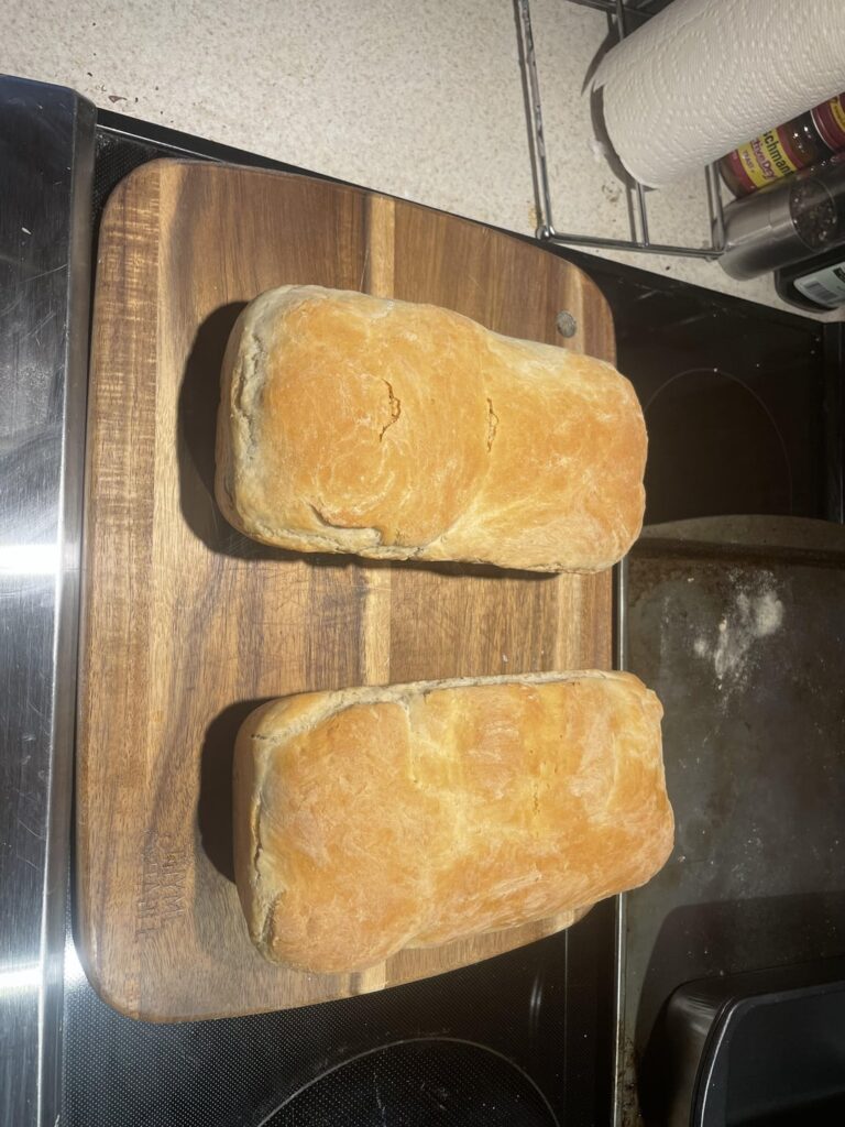 First bread made in years.
