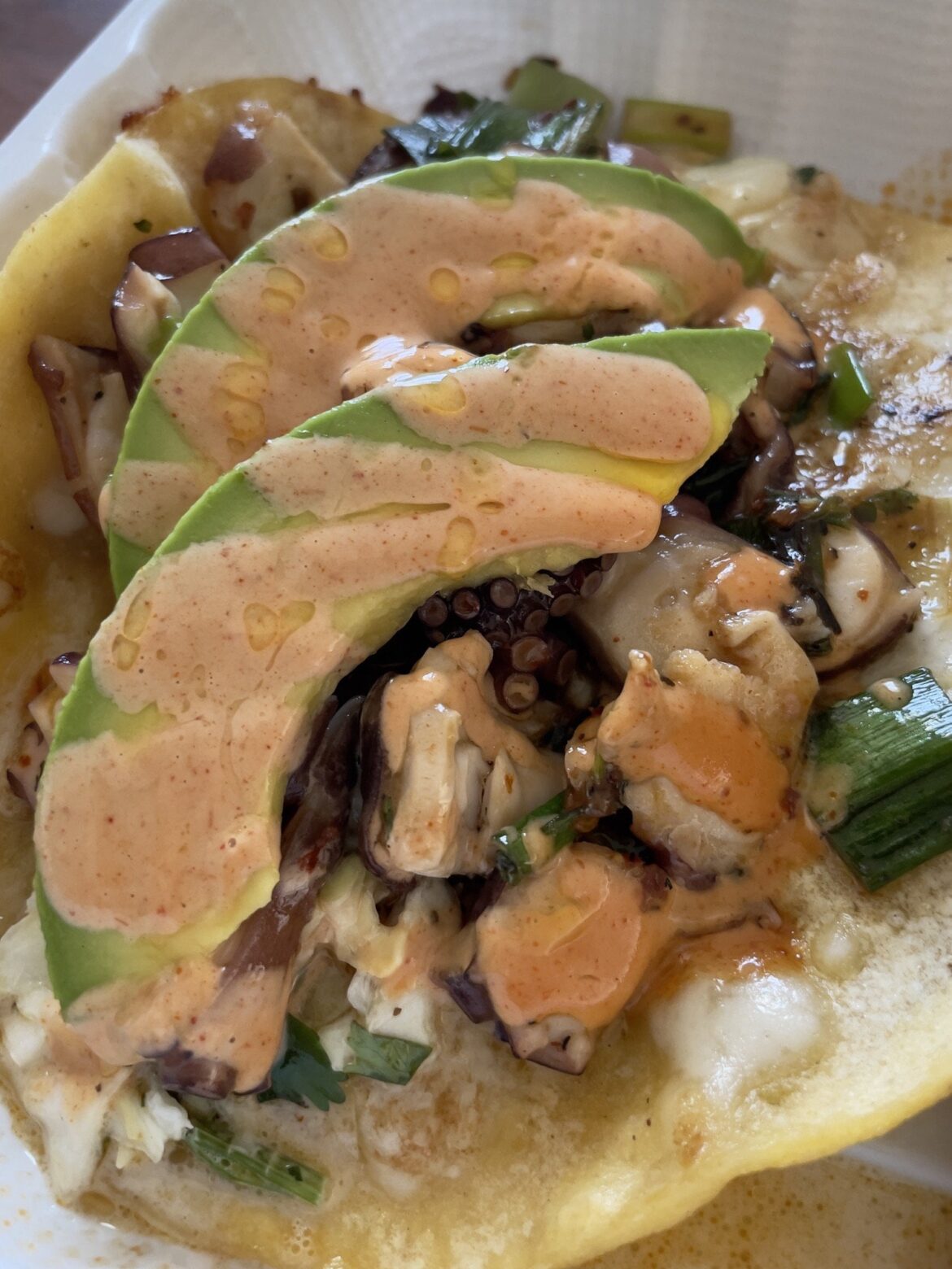 Pulpo Taco at Rojinegro