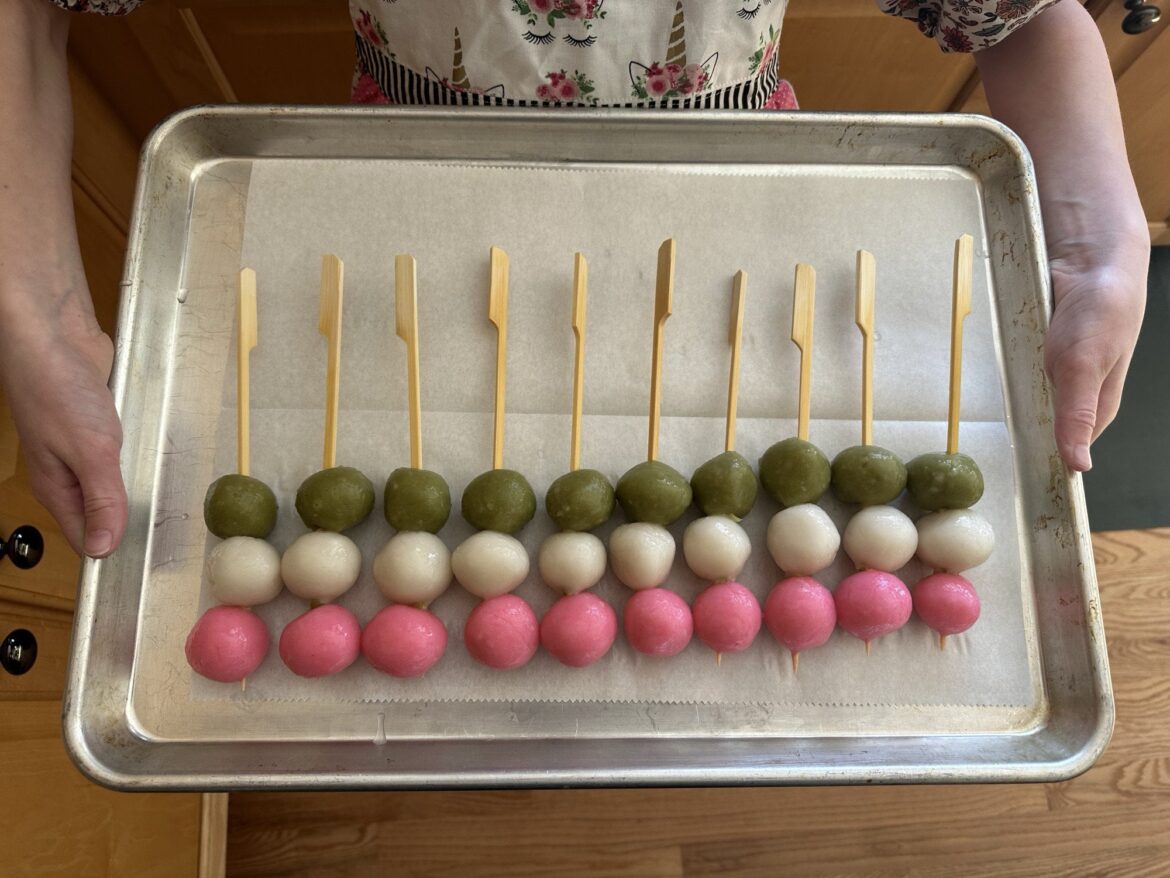 Homemade Dango for Sakura season!
