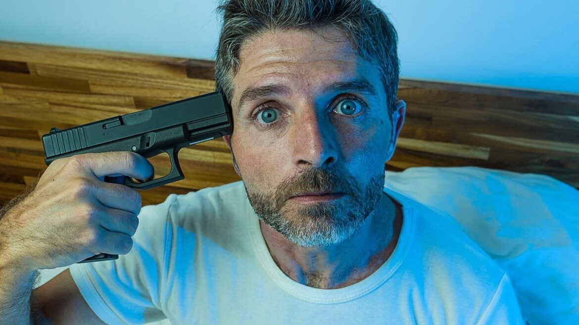 ‘I Finally Made The Switch From Coffee,’ Says Man Holding Gun To His Head To Get Adrenaline Rush
