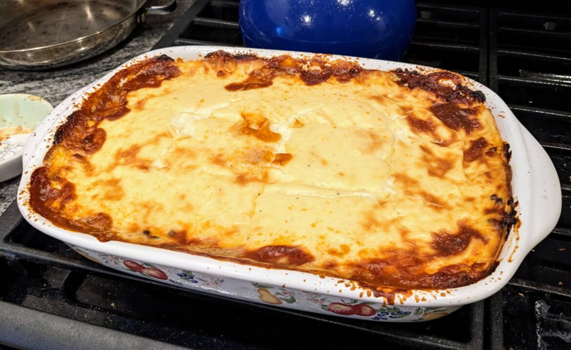 Moussaka turned out great