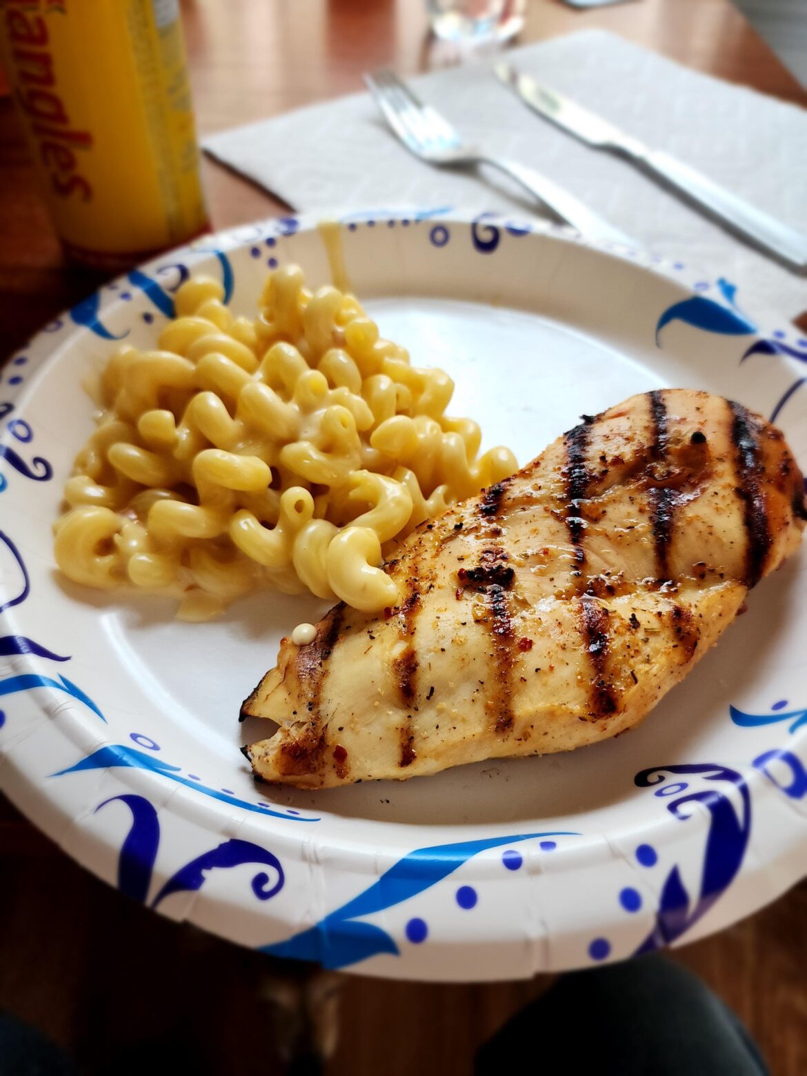 Kenji's three ingredient mac and cheese is literally always the perfect side for barbeque. Boar's head smoked Gouda with cavatappi noodles