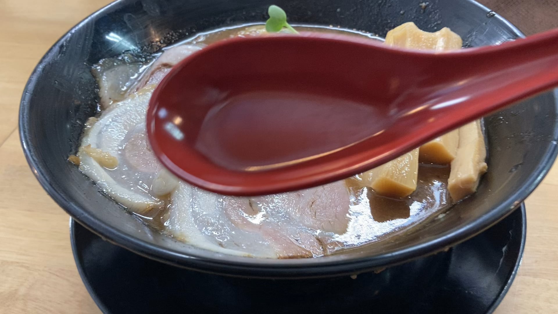 Epic tonkotsu ramen near Osaka at Butanohoshi super thick!!! Dining