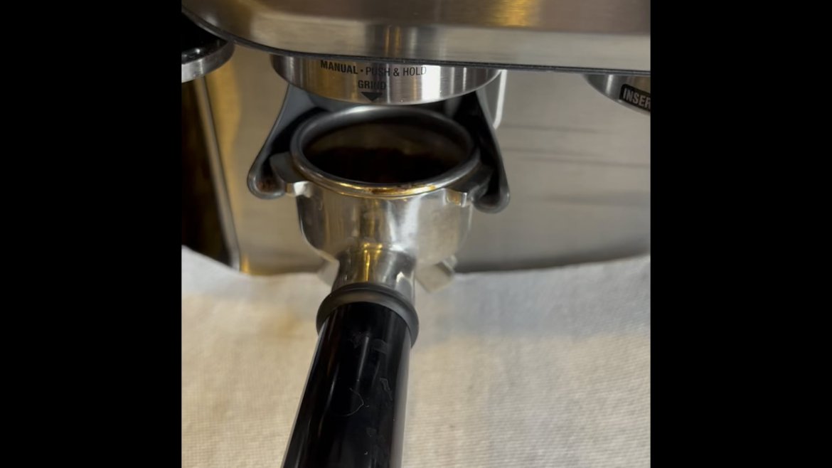 I’ll never win the title of content creator and frankly I have no idea what I’m doing, but at least I’ll enjoy my egg nog latte. [Breville Barista Express]