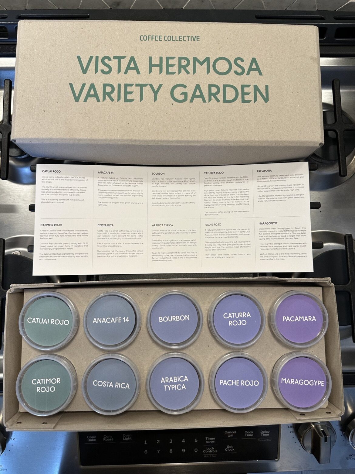 Got this amazing gift from my SO for Christmas - collection of speciality coffee beans!