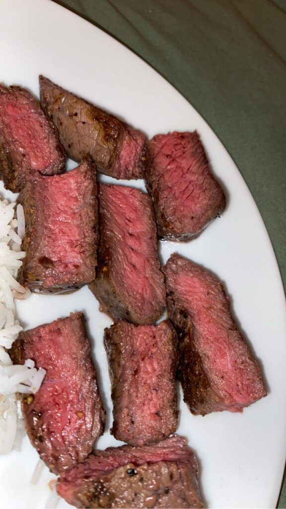 first time ever making steak, is this cooked enough?