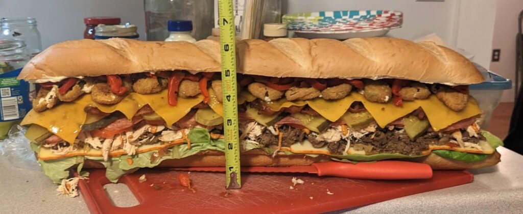 homemade "Potluck" Sandwich