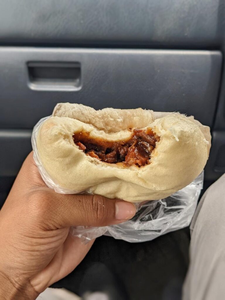 Saw Paw - Chinese Surinamese steamed pork buns.