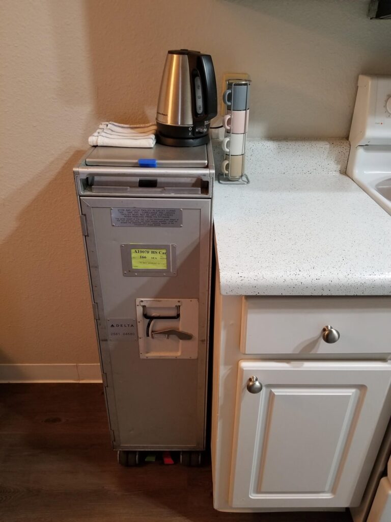 Airline Cart Coffee Station