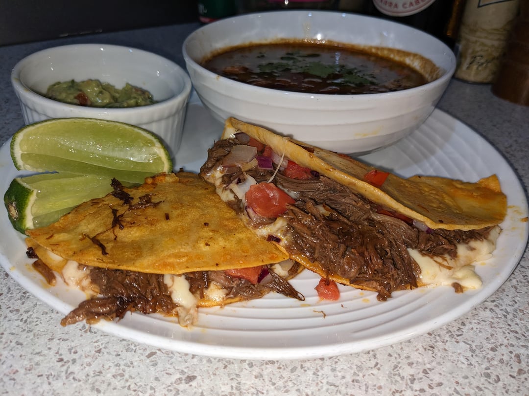 [Homemade] Beef birria tacos. Dining and Cooking