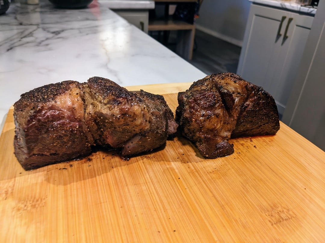 Sous vide poor man's steak (chuck roast) Dining and Cooking