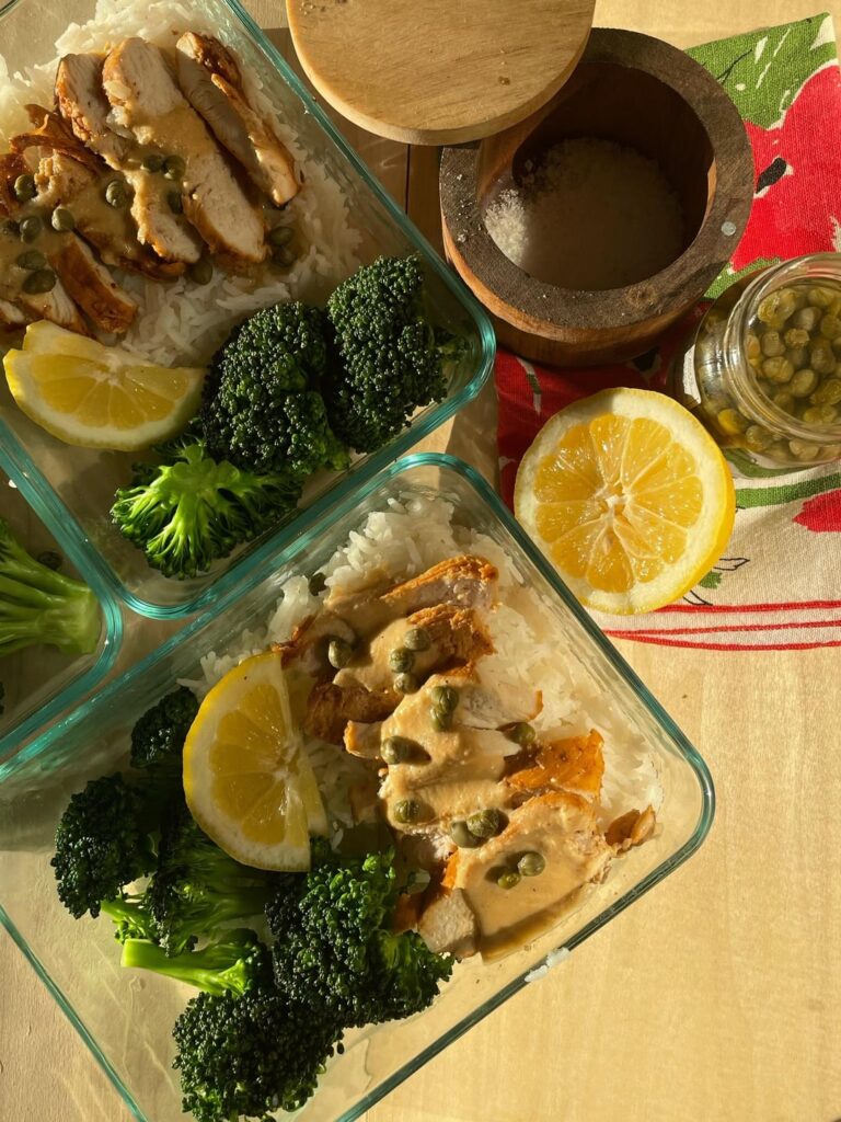 Lemon Parmesan Chicken and Rice