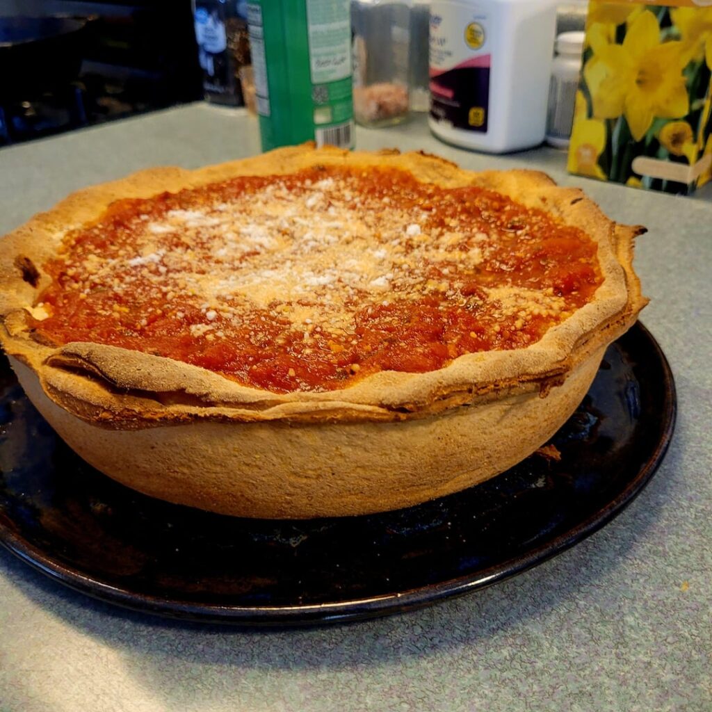 [Homemade] Chicago Style Pizza