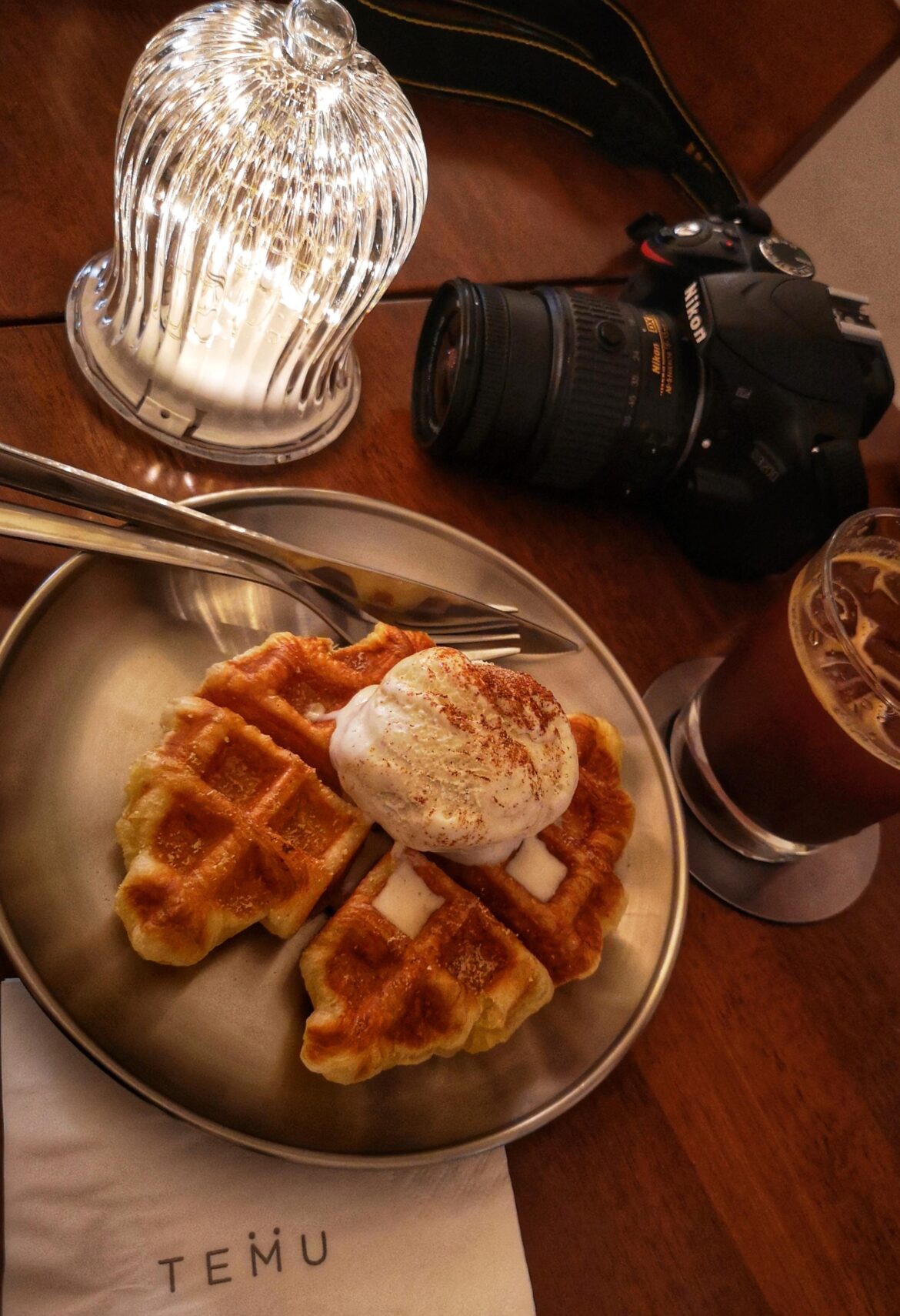 Treated myself to coffee and dessert for a sweet ending