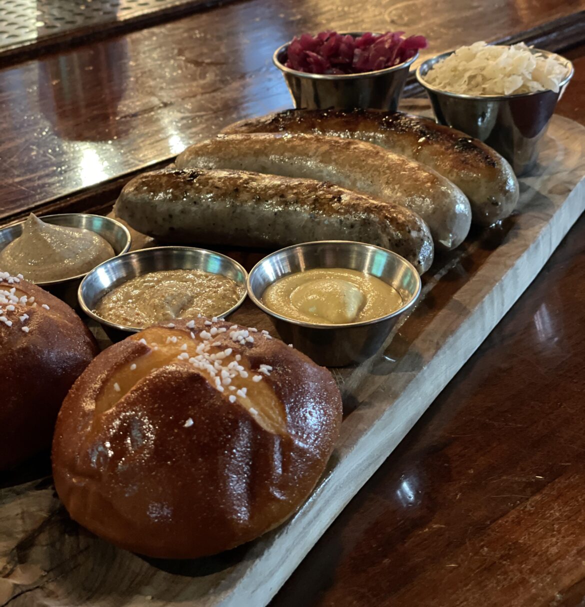 The German Wurst Plate from Scholz Garden