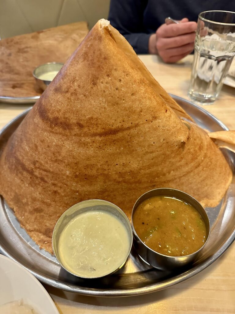 Had South Indian food for lunch at Mayura