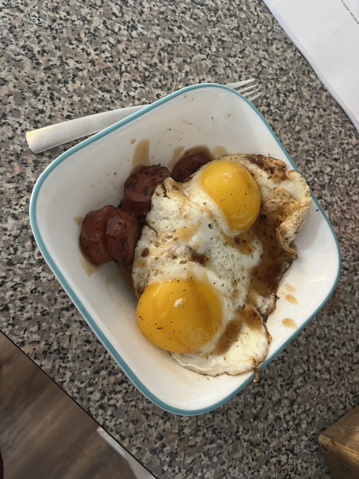 Summer sausage for breakfast 🍳