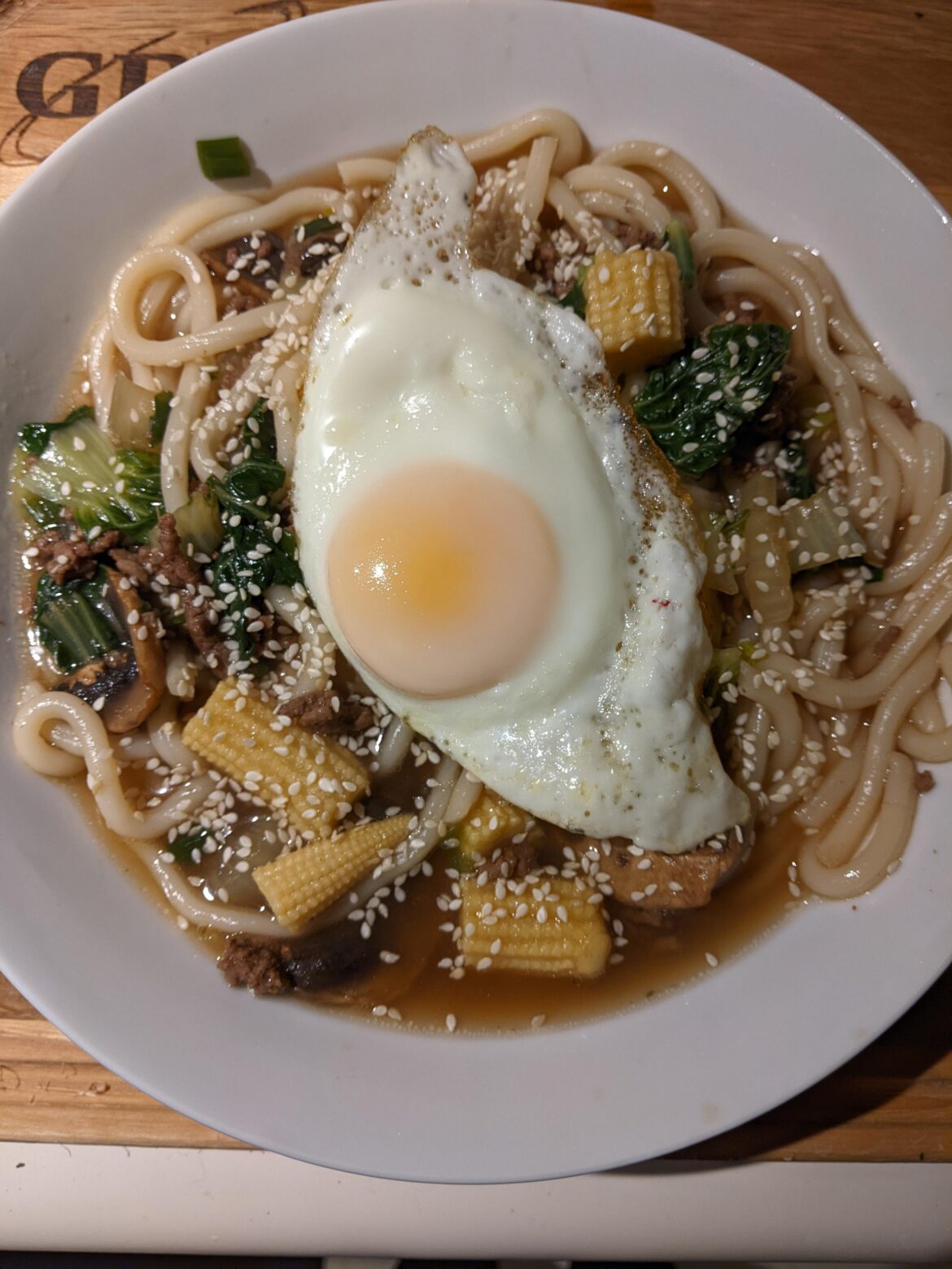 My first attempt at udon!