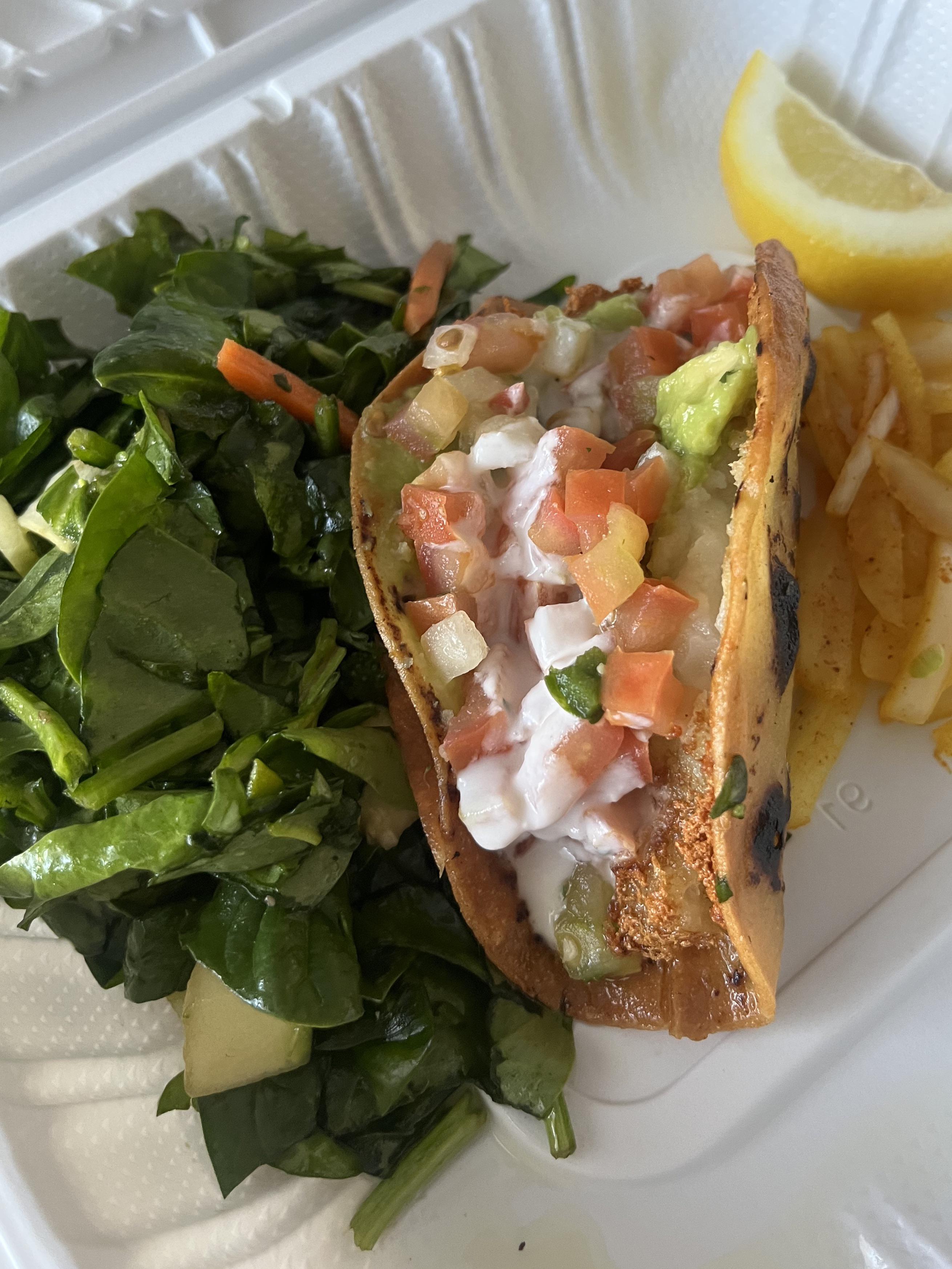 potato taco a La carte ) Dining and Cooking