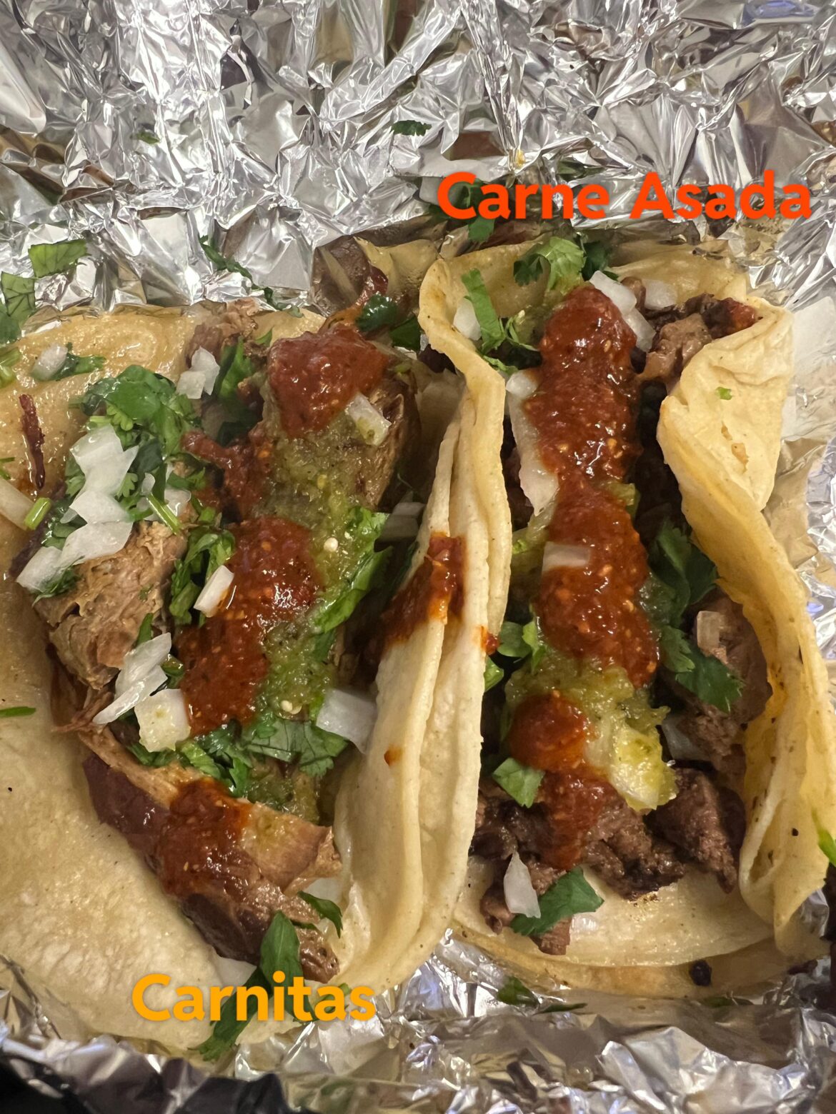 Tacos from El Rincon Del Sabor Pablano