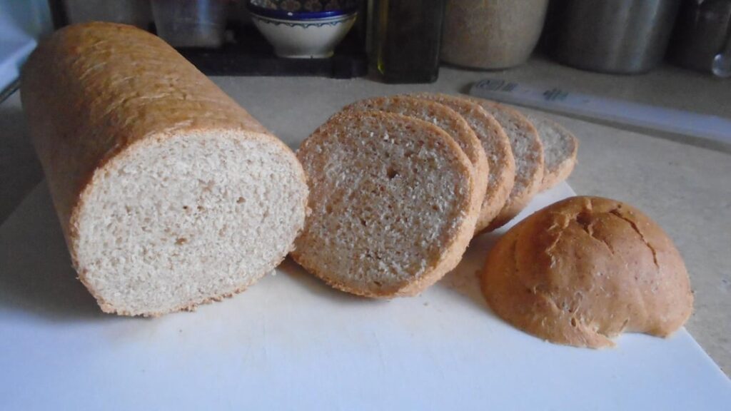 We do round sandwich bread at our house.