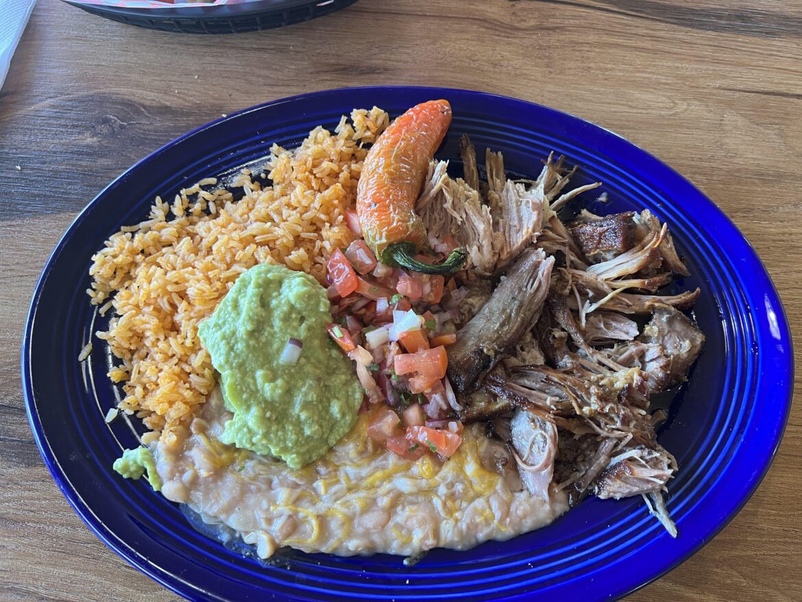 Carnitas plate @ El Tarasco