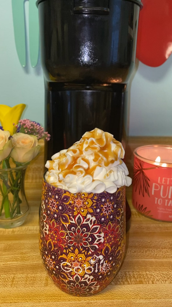 You can tell how rough my day has been by the amount of whipped cream on my latte 🥲