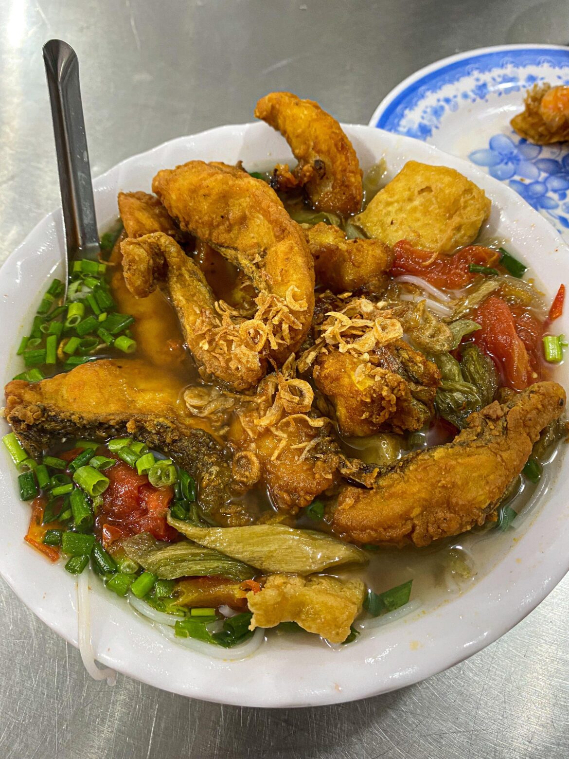 Bún Cá (fish noodle soup), 45k VND (approximately $2 USD) - Hanoi, Vietnam