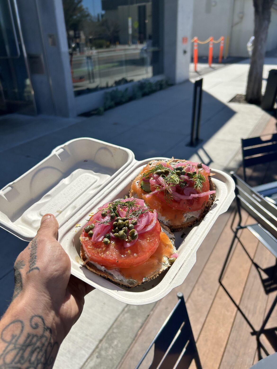 Layla’s Bagels in Santa Monica. So so solid.