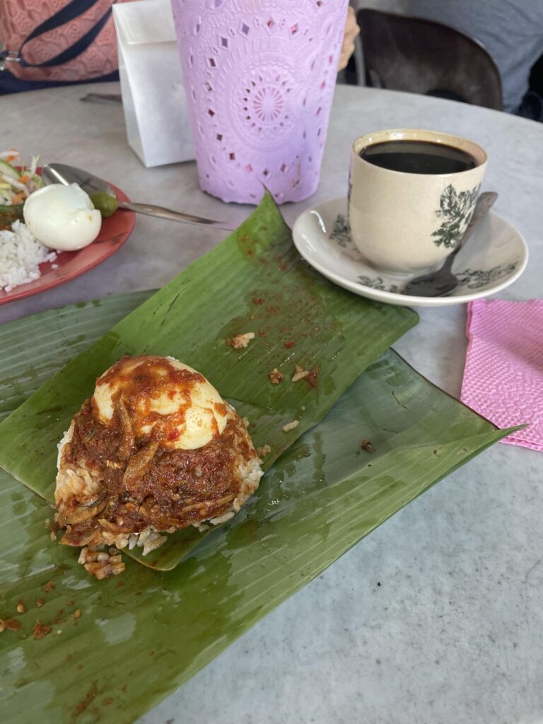 Nasi lemak in Penang island