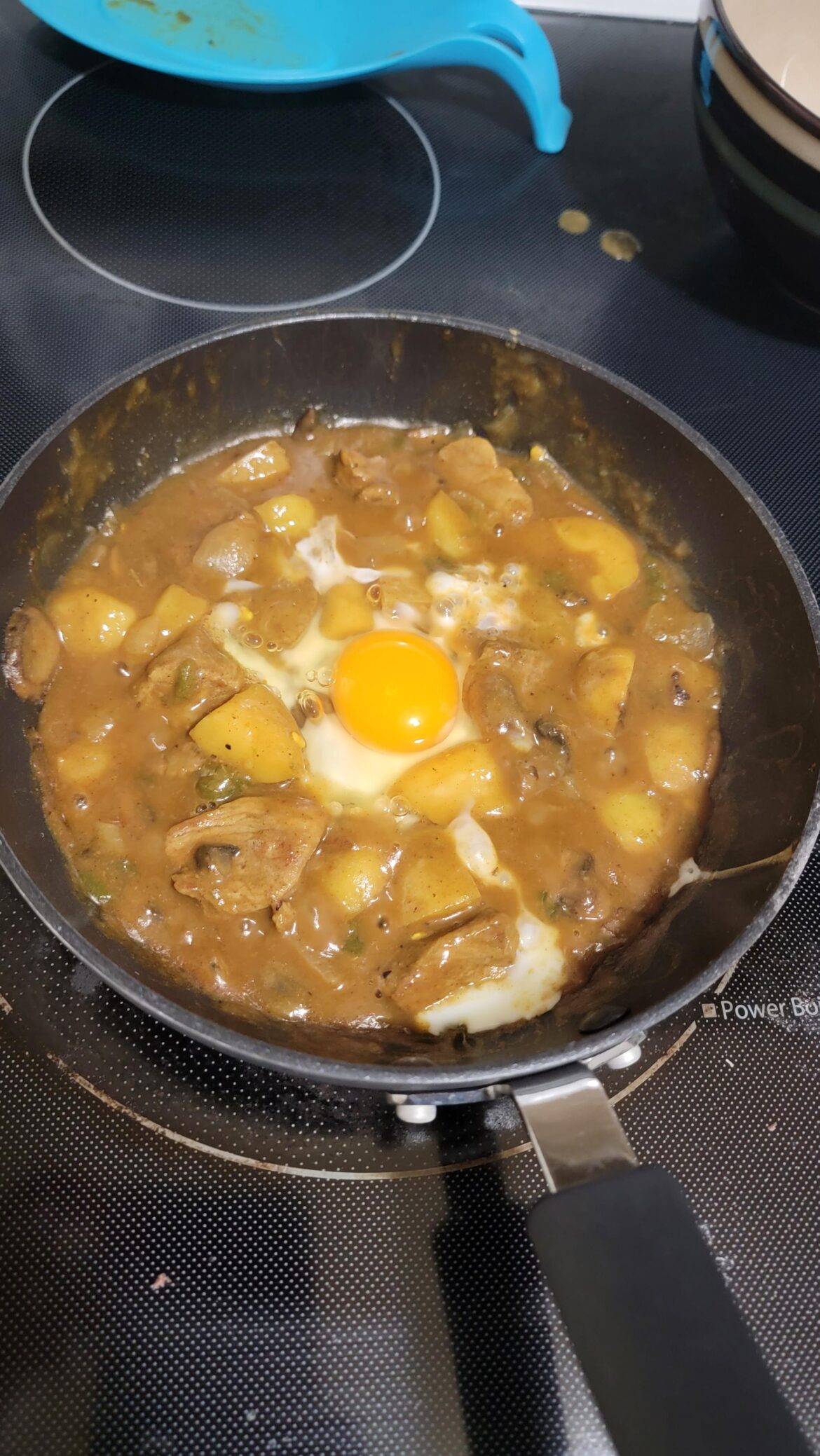 adding some depth to leftover curry