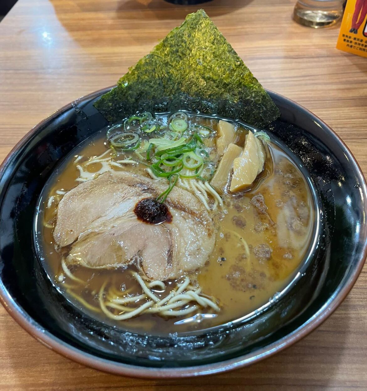 Black garlic tonkotsu ramen, yokohama family ramen akihabara.