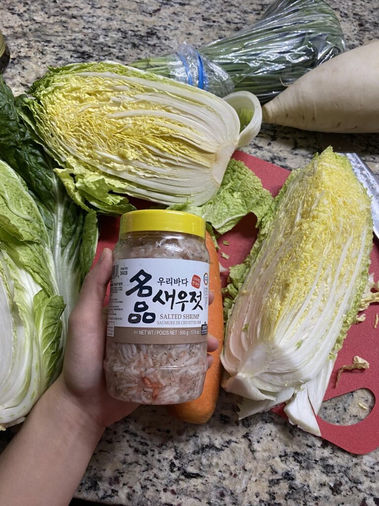 Homemade kimchi first try!!!!