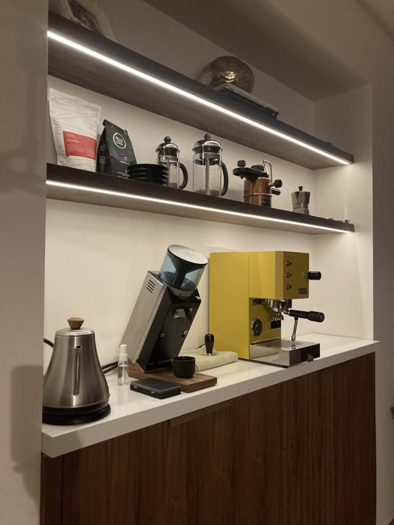 My Home built, Built in coffee bar