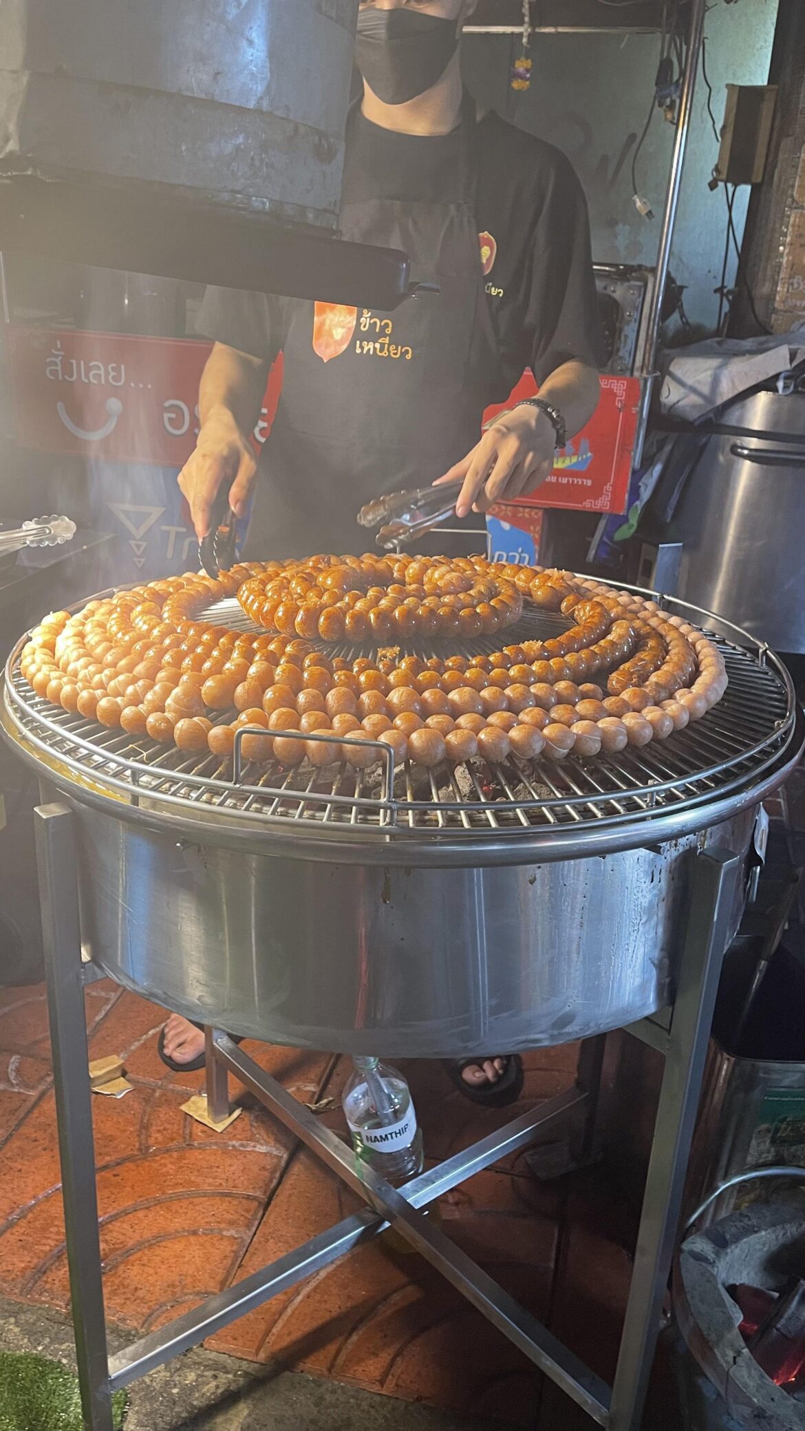 Charcoal grill Thai Sausage