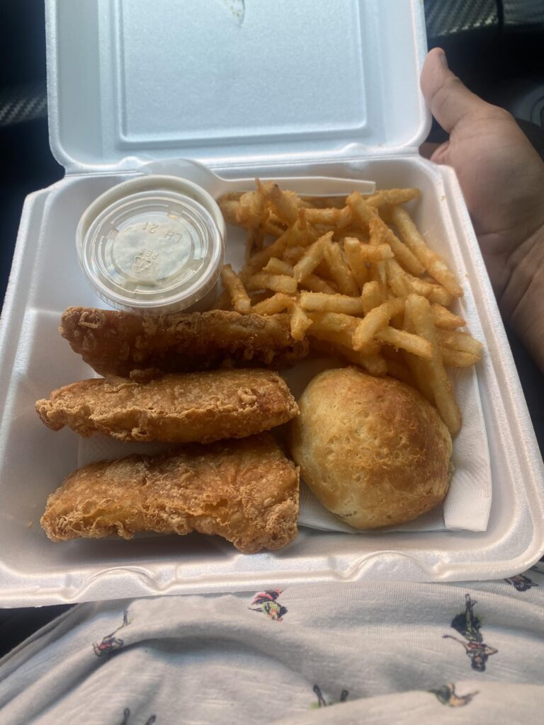 Went to pioneer chicken today and brought back some memories !! Got the fish and had a breast on the side