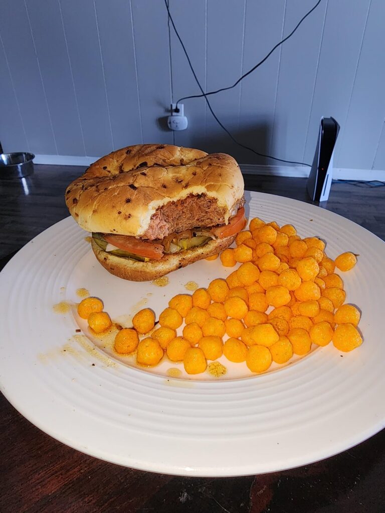 Andouille Sausage Burger