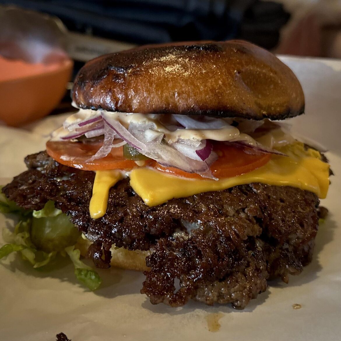 [OC] Smash burger crust on point