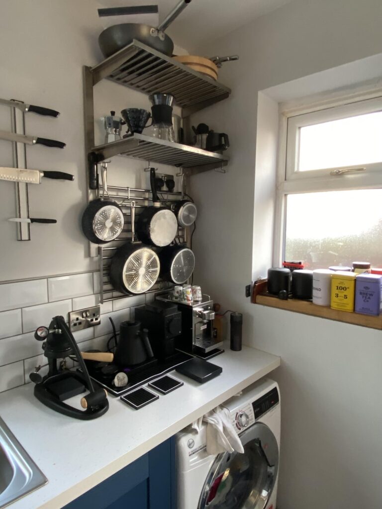 Anyone else have to share their space with the pans?