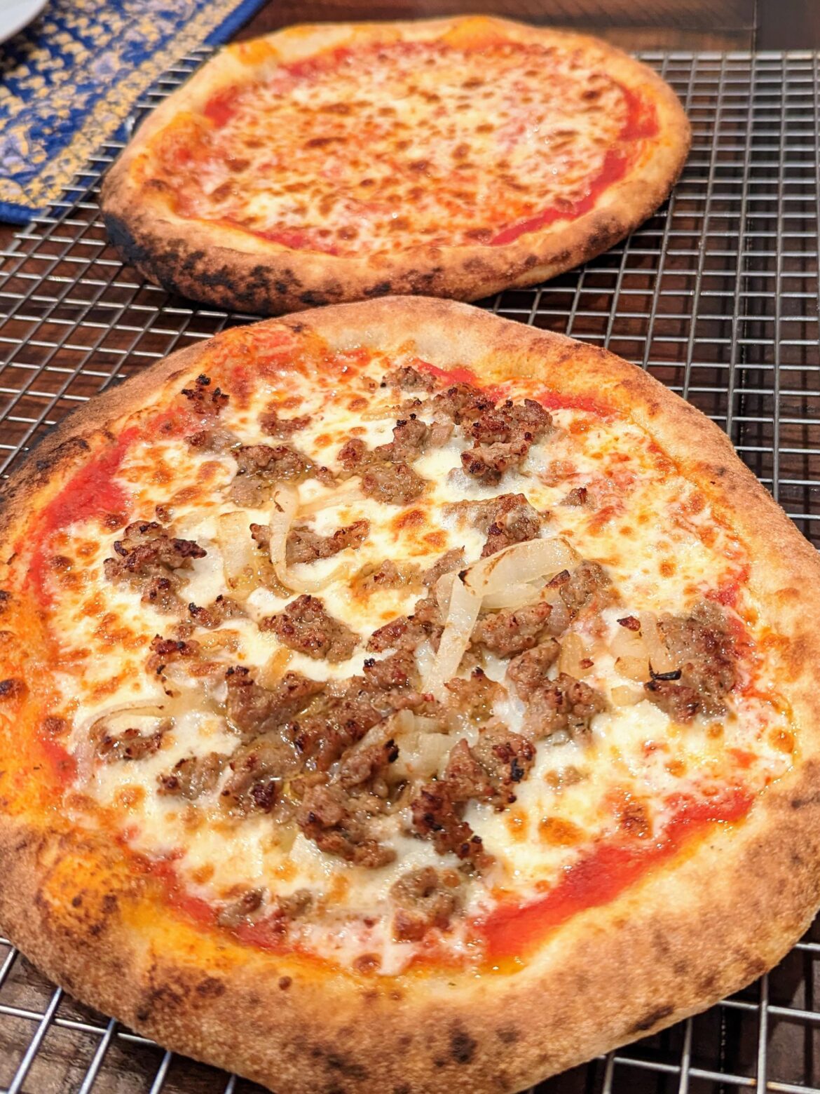 Pizzas from my Carbon pizza oven