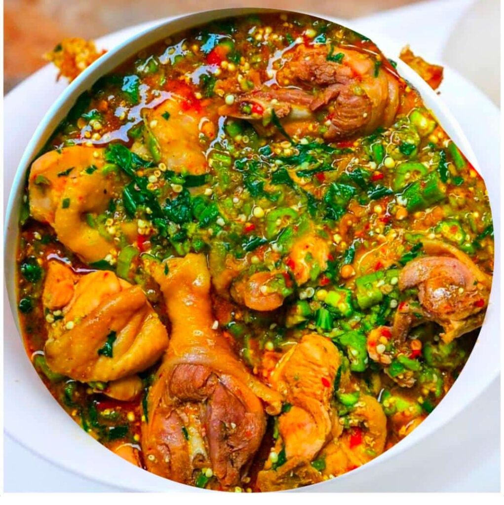 Okro Soup with Chicken - Accra, Ghana