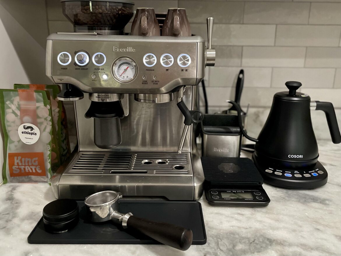 Cleaned, descaled, full and ready for my morning brew.